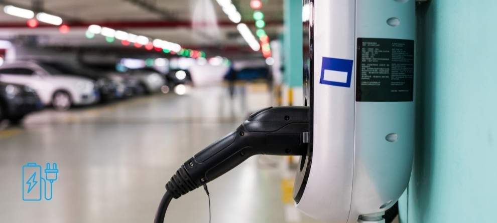 Cargador para coche eléctrico tipo domestico