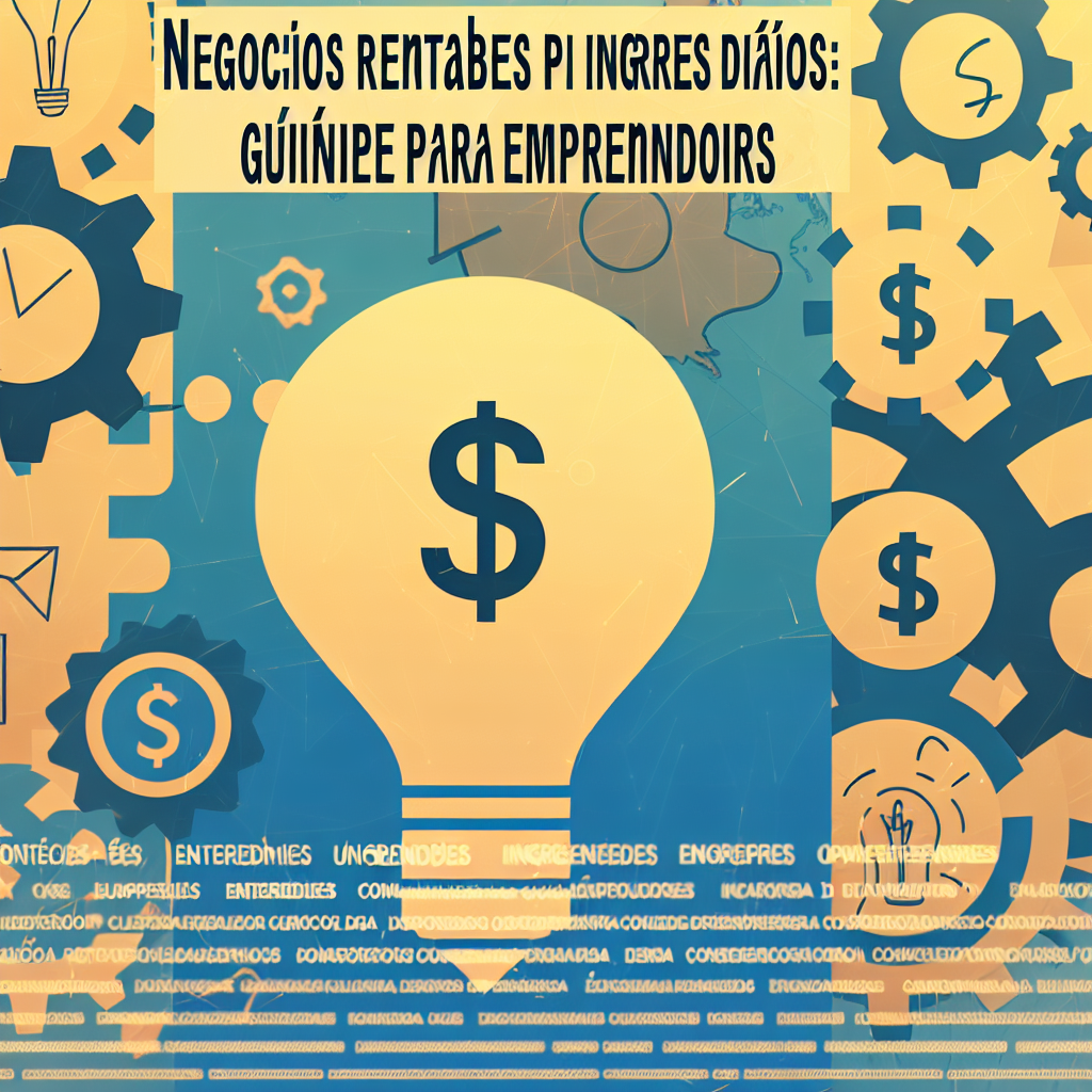 Lee más sobre el artículo Negocios rentables para ingresos diarios: guía completa para emprendedores