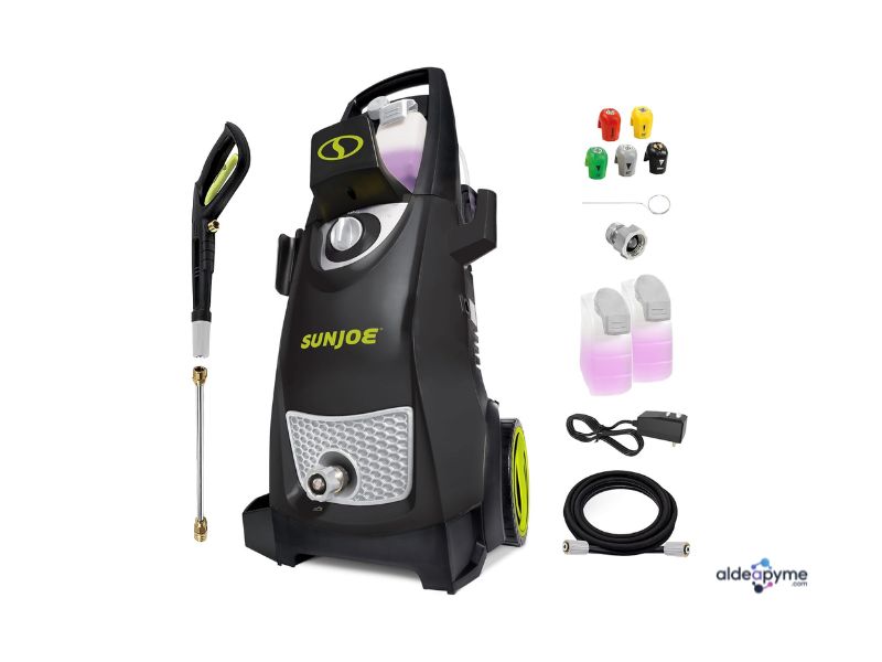 Hidrolavadora Sun Joe SPX3000: tu aliado verde para limpieza en exteriores completa.